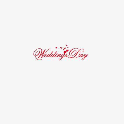 weddingday字体设计