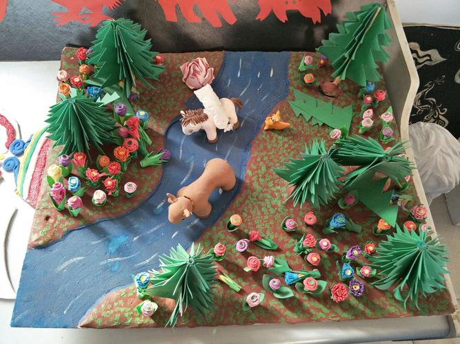 新开街学校手工作品展览