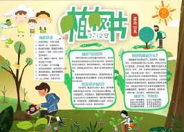 带文字的植树节手抄报 植树节手抄报