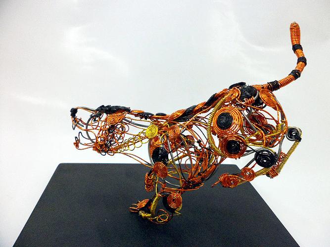 铁丝 下山虎|手工艺|工艺品设计|1不然1 - 原创作品