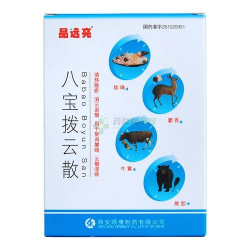 晶远亮 八宝拨云散 包装细节图4