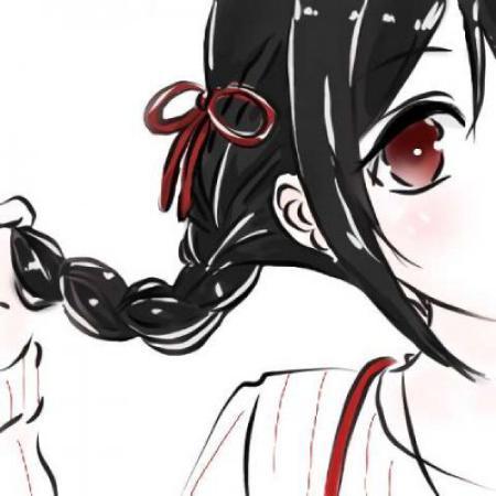 黑白冷系动漫头像女生