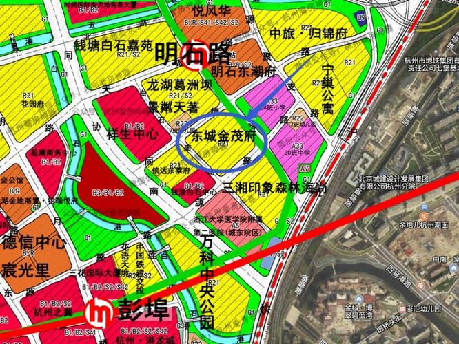 首开东城金茂府:城东新城板块土地块详细规划图(高清版)免费获取