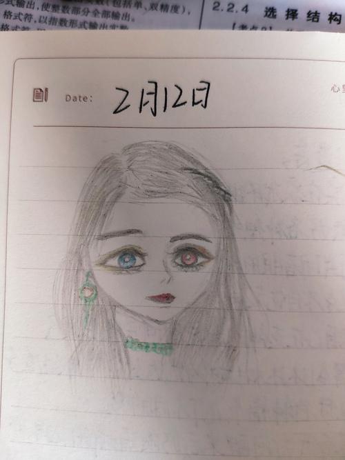 想写日记时随手画了一张,觉得像金所炫,又像谭松韵.