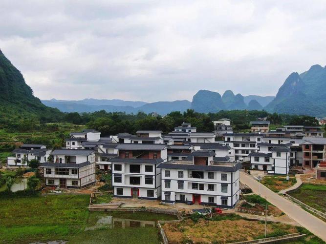 昭平县走马镇庙枒村委龙湾屯风貌改造提升效果