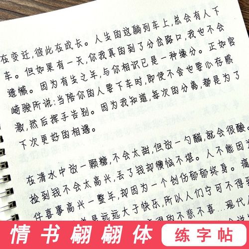 字帖硬笔速写奶酪字体女生漂亮练字大学生楷书练字帖