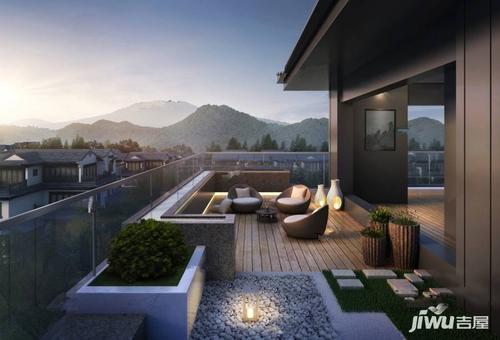 叠墅露台效果图