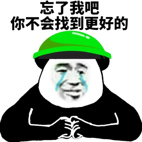 忘了我吧,你不会找到更好的表情包 - 日常表情包