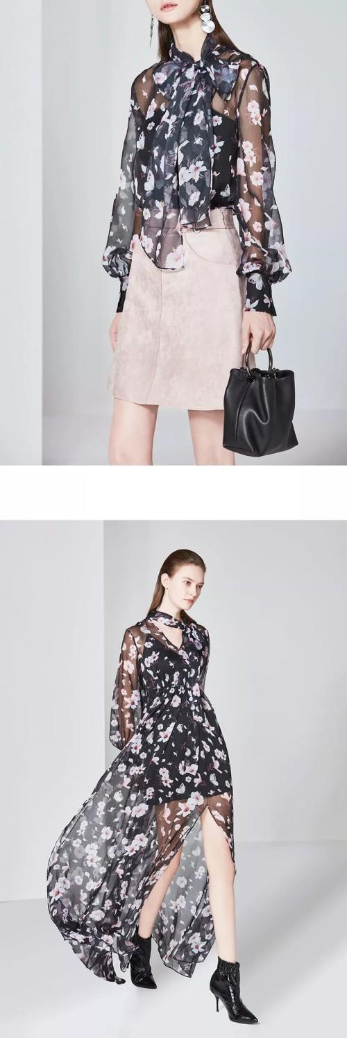 anmani恩曼琳女装2018春日新品 繁花梦境