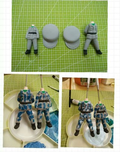 迷彩服粘土兵哥哥人偶做法教学