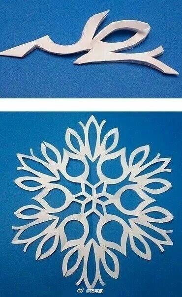 冬天到了,分享几十种雪花剪纸窗花剪法,太好看啦!