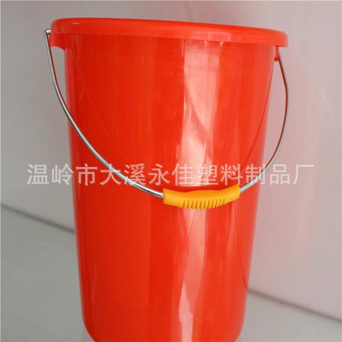 厂家直销036超厚不烂塑料水桶 摔不破 12l桶红色桶批发供应礼品桶
