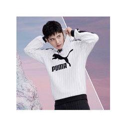 puma彪马男装运动服刘昊然同款休闲针织连帽卫衣530179 346元