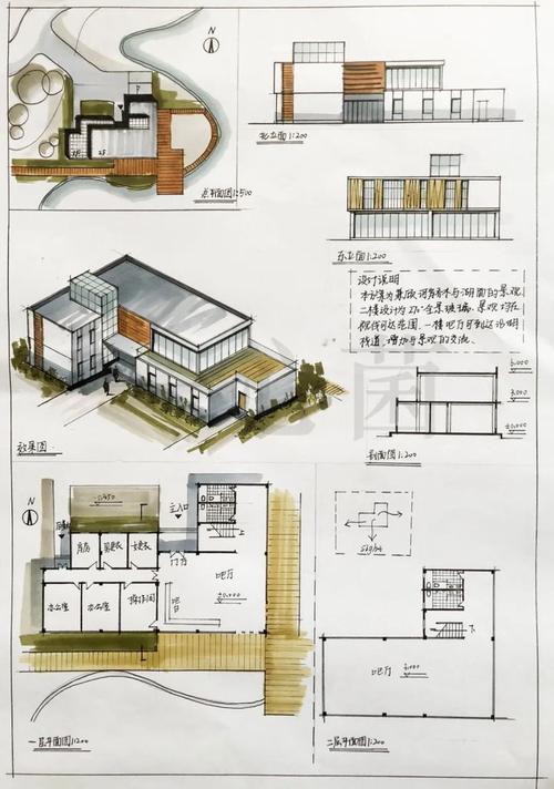 快题真题解析 | 临水茶室设计
