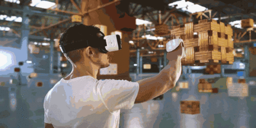 "摸到"vr游戏里的东西?