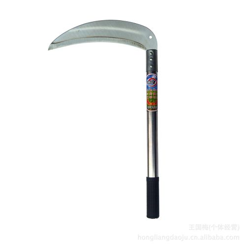 翔锐王牌不锈钢柄长箍三钉230镰刀 草镰刀 带柄镰刀