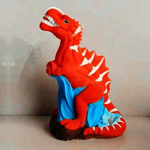 高28cm宽19cm恐龙石膏模具乳胶新款石膏模型制作包邮娃娃y47