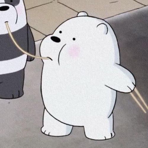 三只熊专属头像:太可爱了,抱走一只