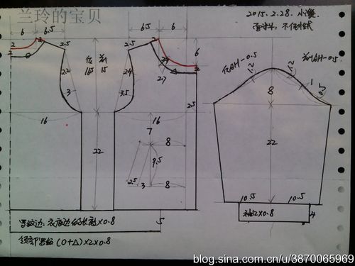 [转载]不倒绒无领开衫--兰玲和小溪的亲子装--附亲子裁剪图