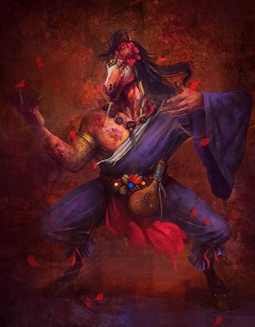 任君崇《十二生肖》系列作品-午马(持续更新.