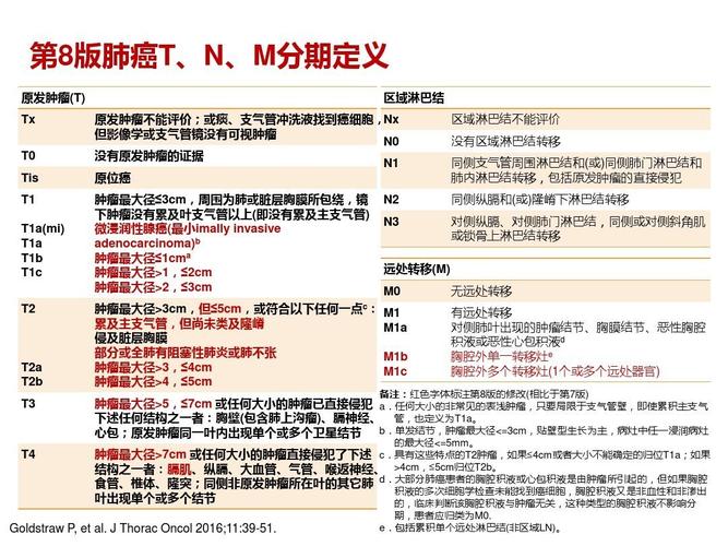 最新版肺癌tnm分期指南和解读