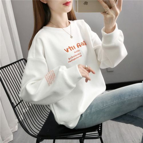 图片女2021最新款,2021年图片大全好看女 网红薄款卫衣女减龄春款2021年新款女爆款宽松春秋潮