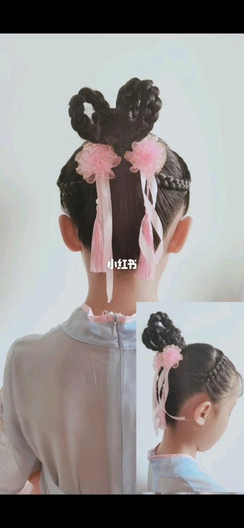 儿童汉服发型_汉服发型_儿童编发_母婴_婴童时尚