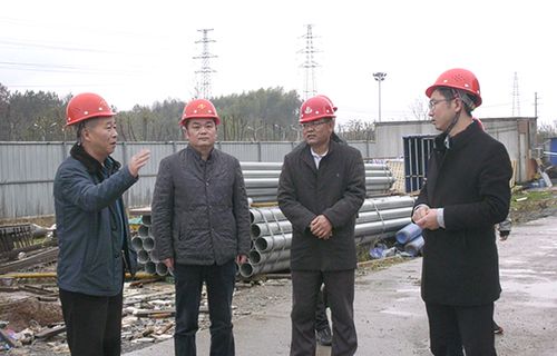 蔡耀斌,汪新虎检查冬季安全生产工作