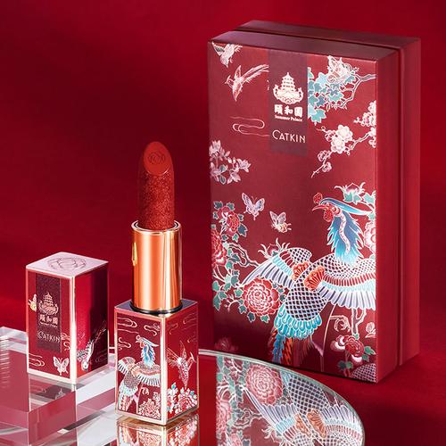 卡婷雕花口红颐和园长相思故宫联名套装中国风专柜大牌正品唇膏女