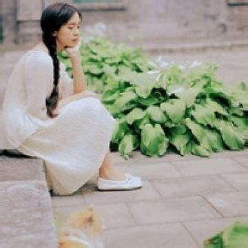 若非枝头没了牵挂, 落花岂会无情飘下,女生头像图片