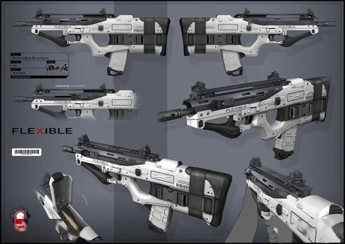 细致到每一个螺丝零件!赛博朋克2077枪械设计分享!