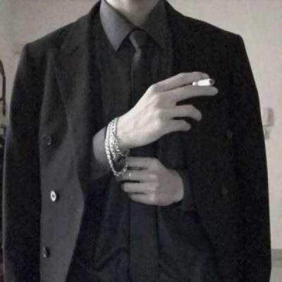 帅气西装头像男生图片
