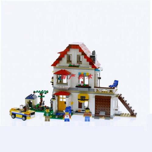 热卖兼容乐高乐拼创意百变3合1系列31069家庭别墅拼装积木玩具24046