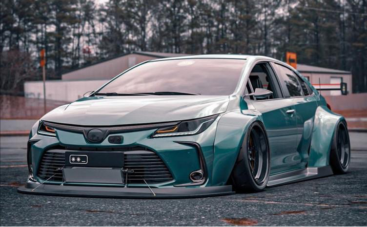 快来看看这辆丰田卡罗拉的改装!