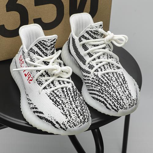yeezy椰子鞋女350纯白冰淇淋冰蓝满天星正品子官网夏季女鞋yezi