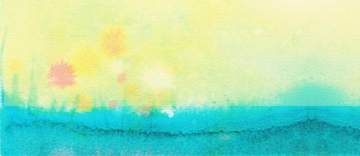 水彩ppt横版背景图