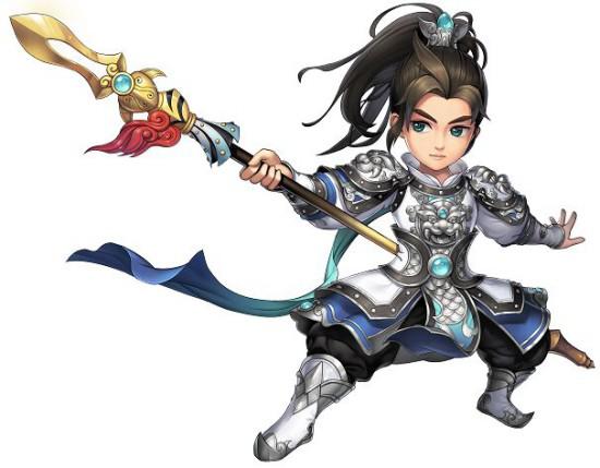 武神赵子龙简笔画