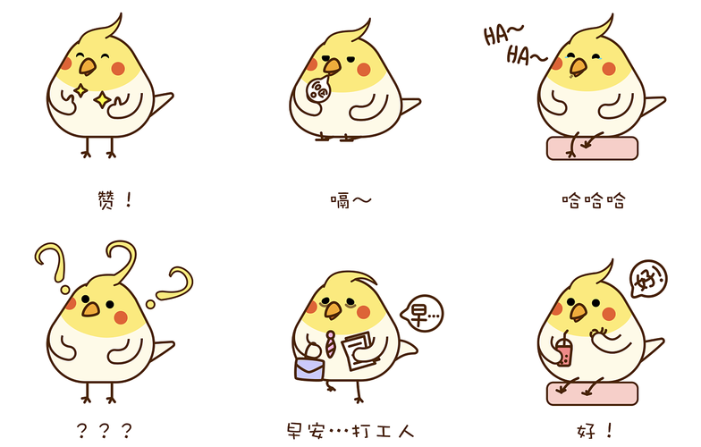 玄凤鹦鹉动态表情包