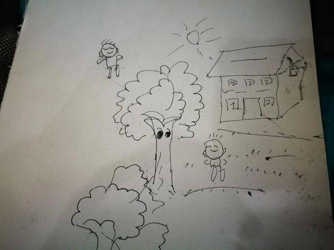 有点粗糙的简笔画