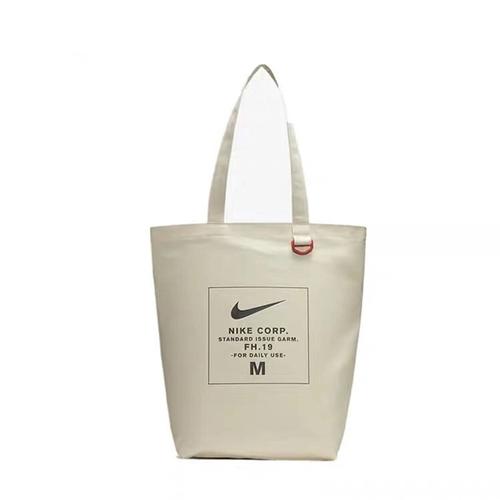 nikeheritage耐克米白简约大容量帆布托特单肩ba6027挎包