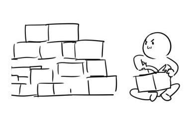 双十一快递简笔画