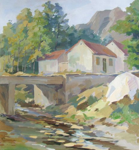 张永福的相册 - 水粉风景写生