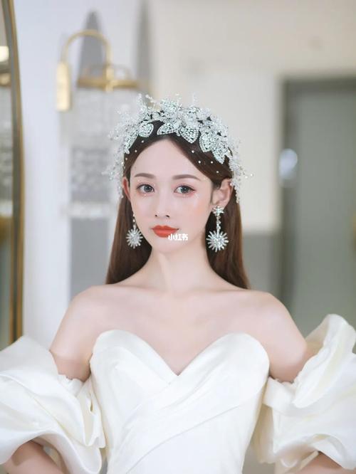 新娘皇冠造型|试妆照_婚礼_新娘_新娘造型_教程_发型