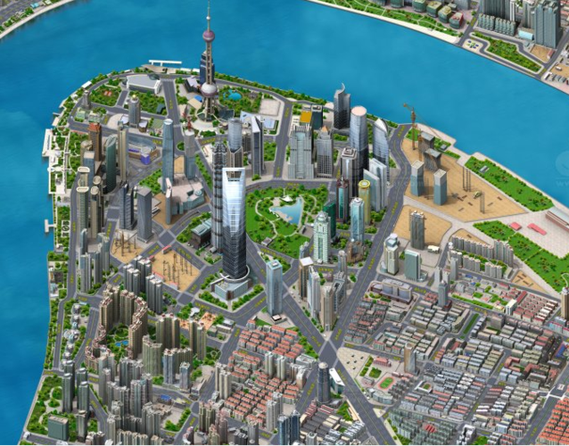 有谁知道百度地图的三维地图街景使用什么软件做的吗?