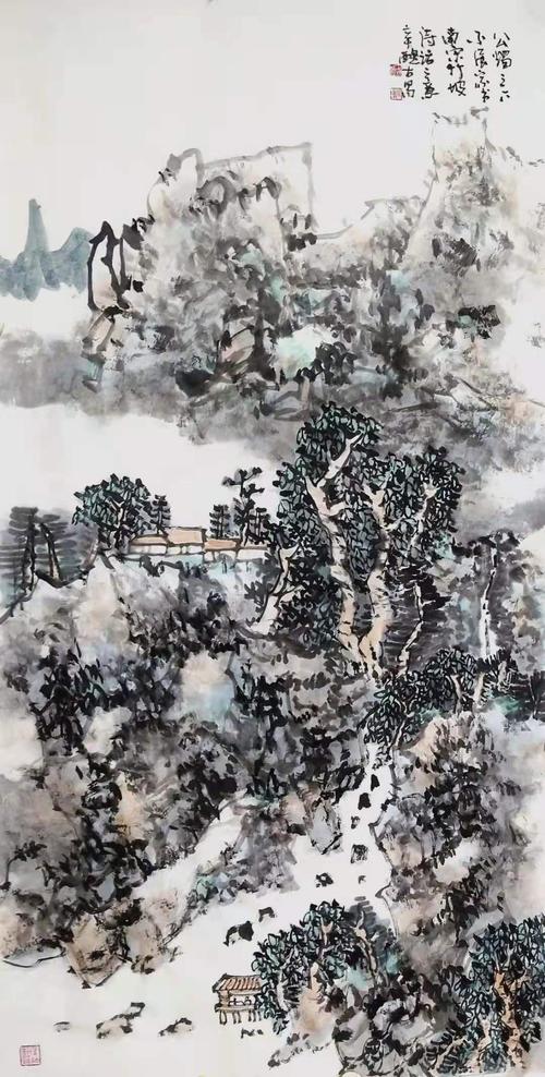 【2021·形意传神】王延军作品鉴赏_山水画