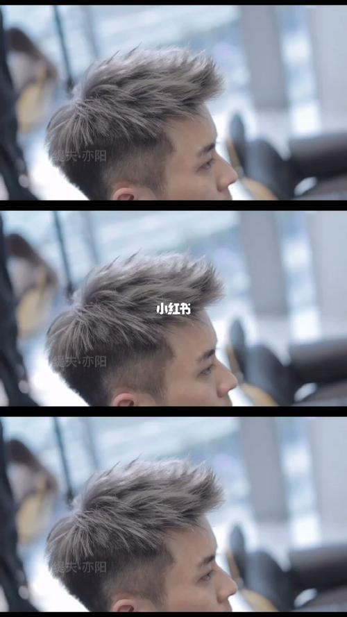 成都男士发色:灰色:深灰色:铅笔灰色_发色_铅笔_理发店_男士发型_灰色