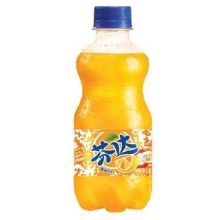 芬达橙味碳酸饮料300ml瓶装 买一赠一(成都三环内)