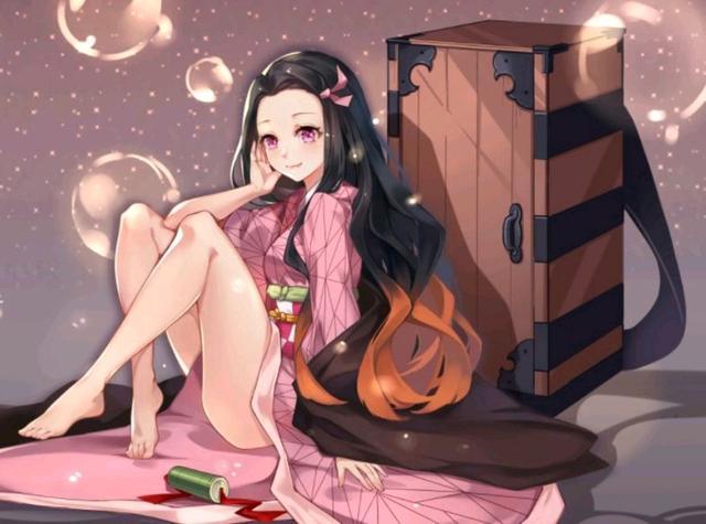 鬼灭之刃:祢豆子可爱cos图集,最后两个什么鬼?