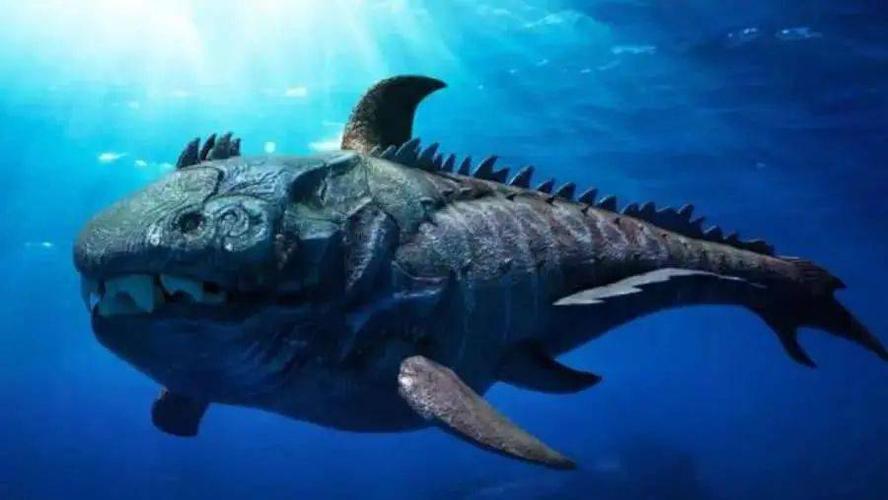 海洋科普1511史前铁甲巨鱼邓氏鱼