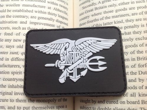 seal美国海豹突击队pvc橡胶魔术贴臂章徽章背包贴军迷